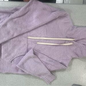 UGG Purple fuzzy Sweatshirt and pants